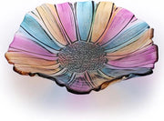 Decorazione da Tavolo con Vaso Colorato in Vetro - 27 cm