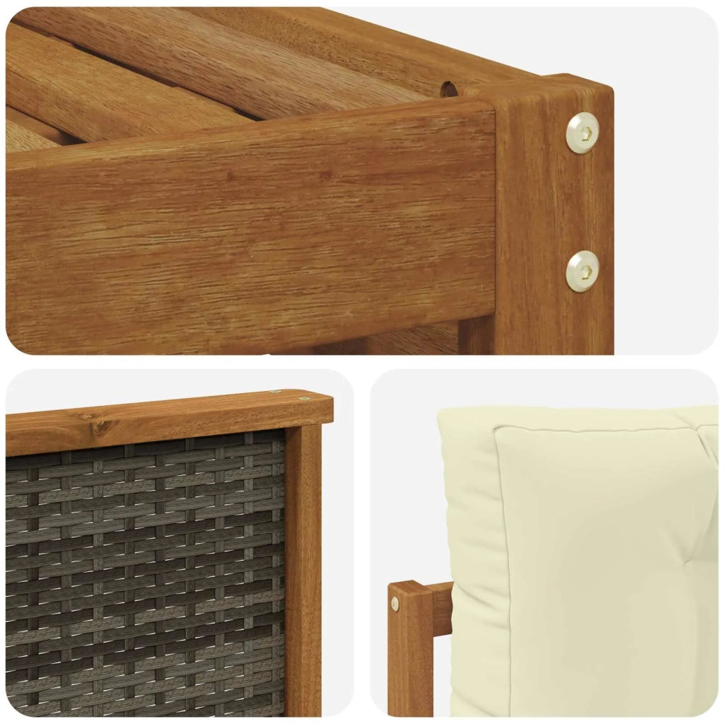 Set di divani da esterno 9 pz 3383528