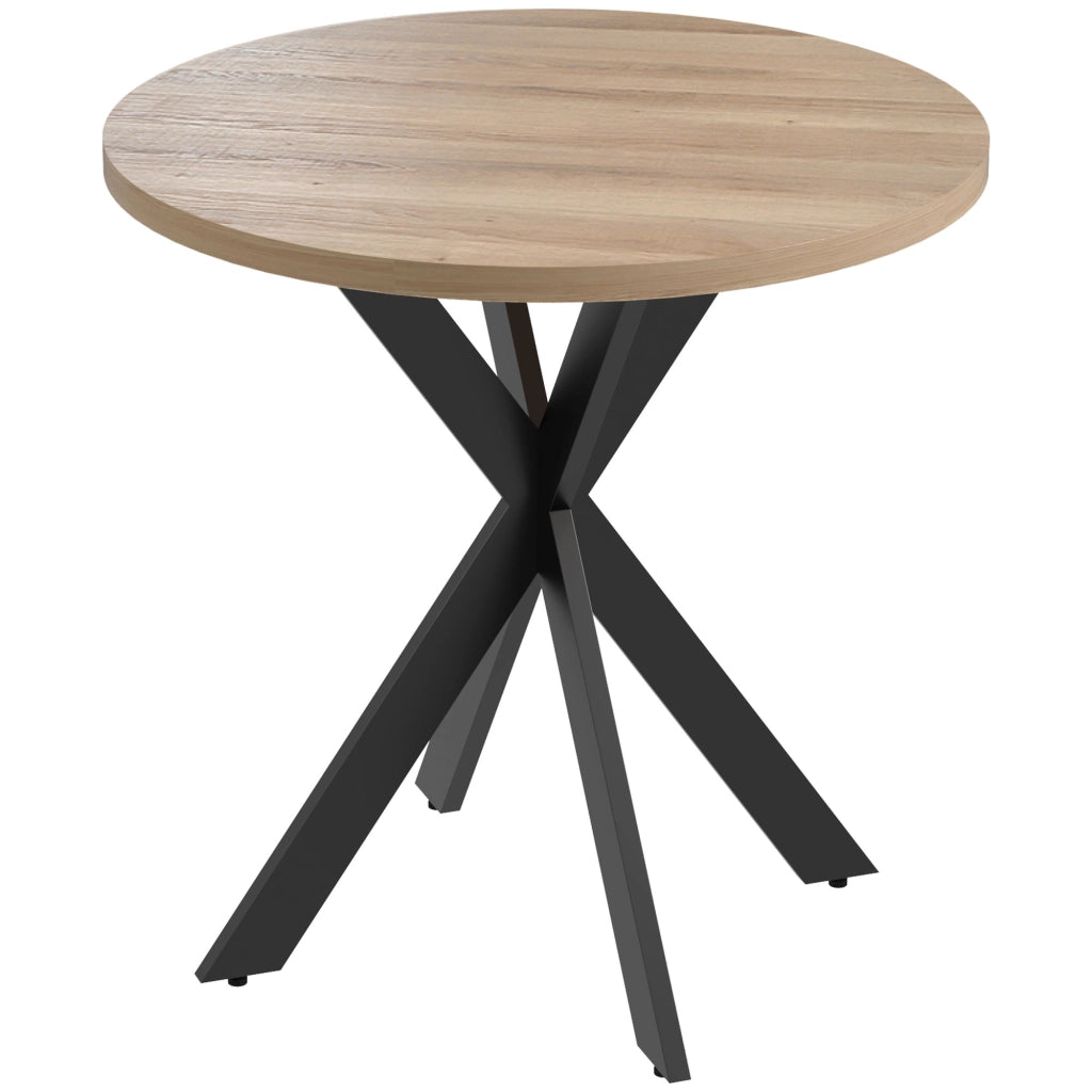 Tavolo da pranzo rotondo moderno ¨C zephmum ¨C legno 75x75 cm