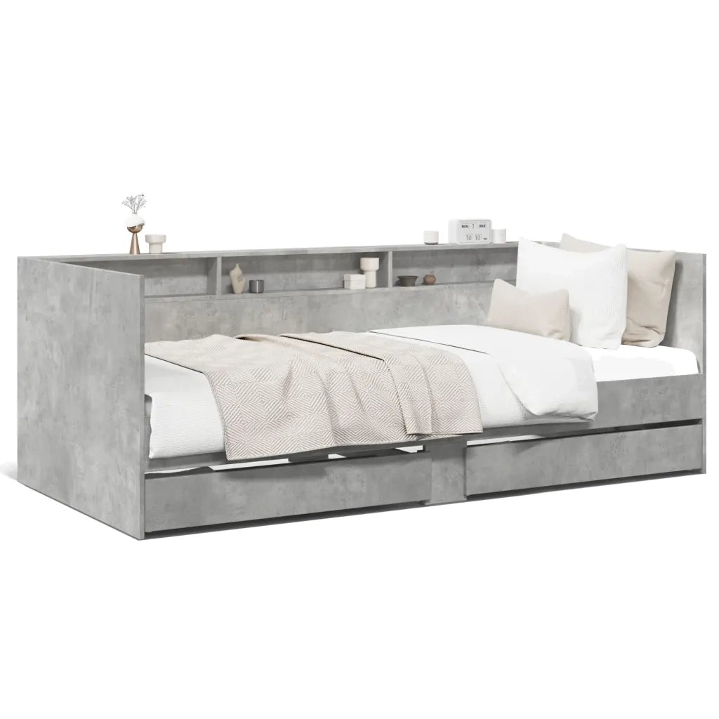 Divano Letto con Cassetti senza Materasso 75x190 cm 3280863