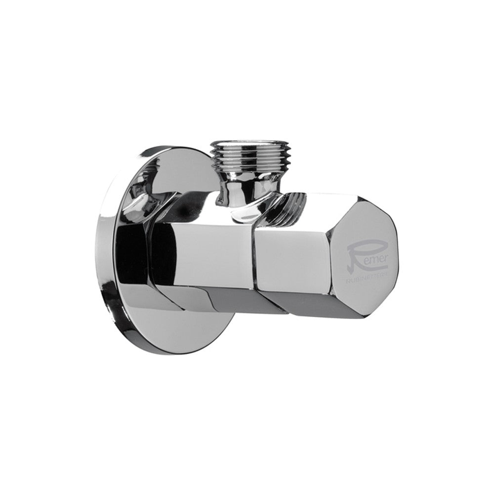 Rubinetto sottolavabo esagonale 1/2x3/8