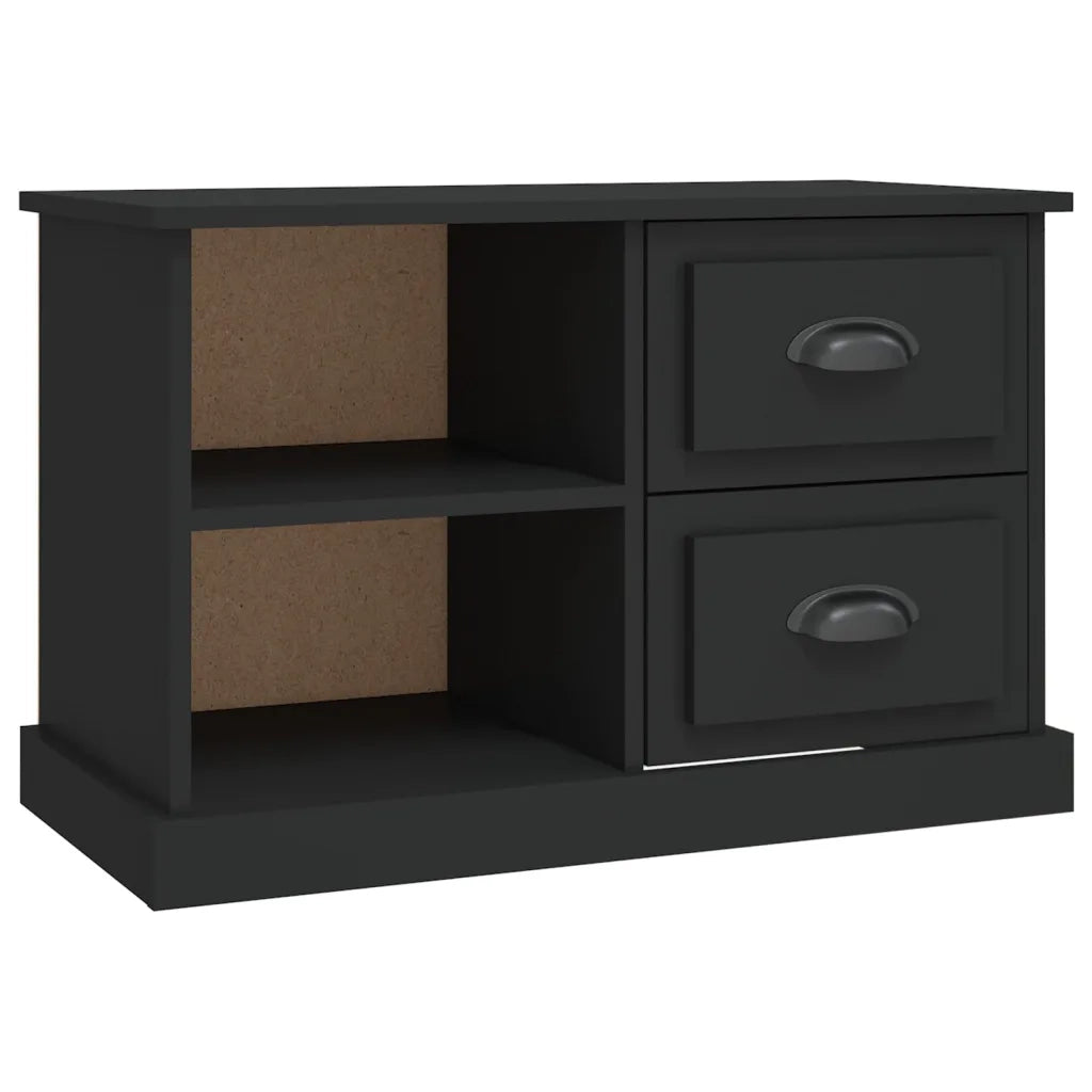 Mobile Porta TV Nero 73x35,5x47,5 cm in Legno Multistrato 816169