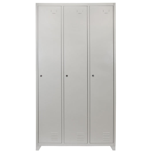 Armadietto 3 Porte da Montare in Acciaio per Scuole Palestre Uffici e Spogliatoi
