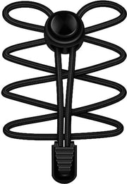 Cinture elastiche senza nodi, adatte per bambini, adulti, anziani, unico taglia, nero.