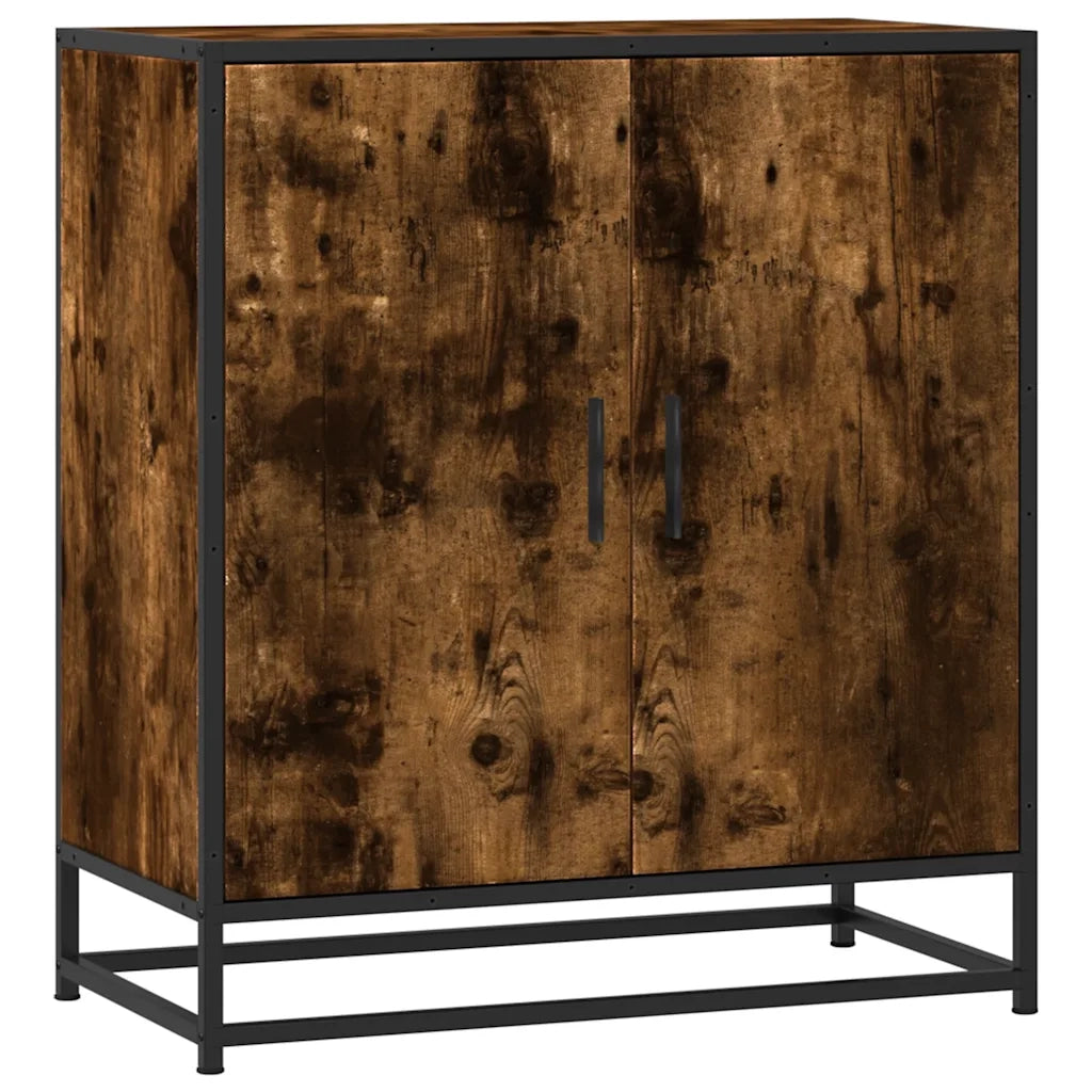 Credenza Rovere Fumo 68x35x76 cm in Truciolato