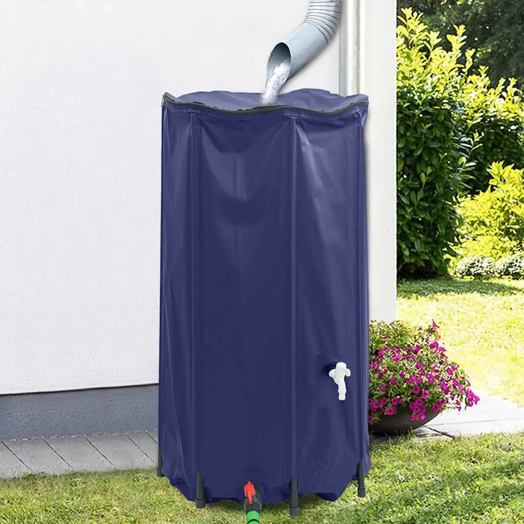 Serbatoio Acqua con Rubinetto Pieghevole 250 L in PVC CFW9536530