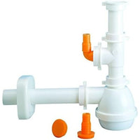 Sifone 1333 7 1 ½  tubo pp d40 b anco lira 1333.023