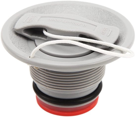 Valvola di scarico per kayak 2 pezzi - Valvola di scarico per gonfiaggio - Viti di scarico opzionale - Materiale PVC - Dimensioni 15 x 10 x 6 cm - Valvola di scarico