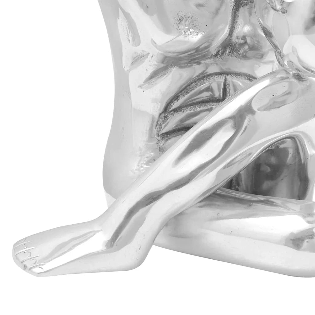 Scultura Argento 91,5 x 32 x 33 cm Alluminio CFW6582802