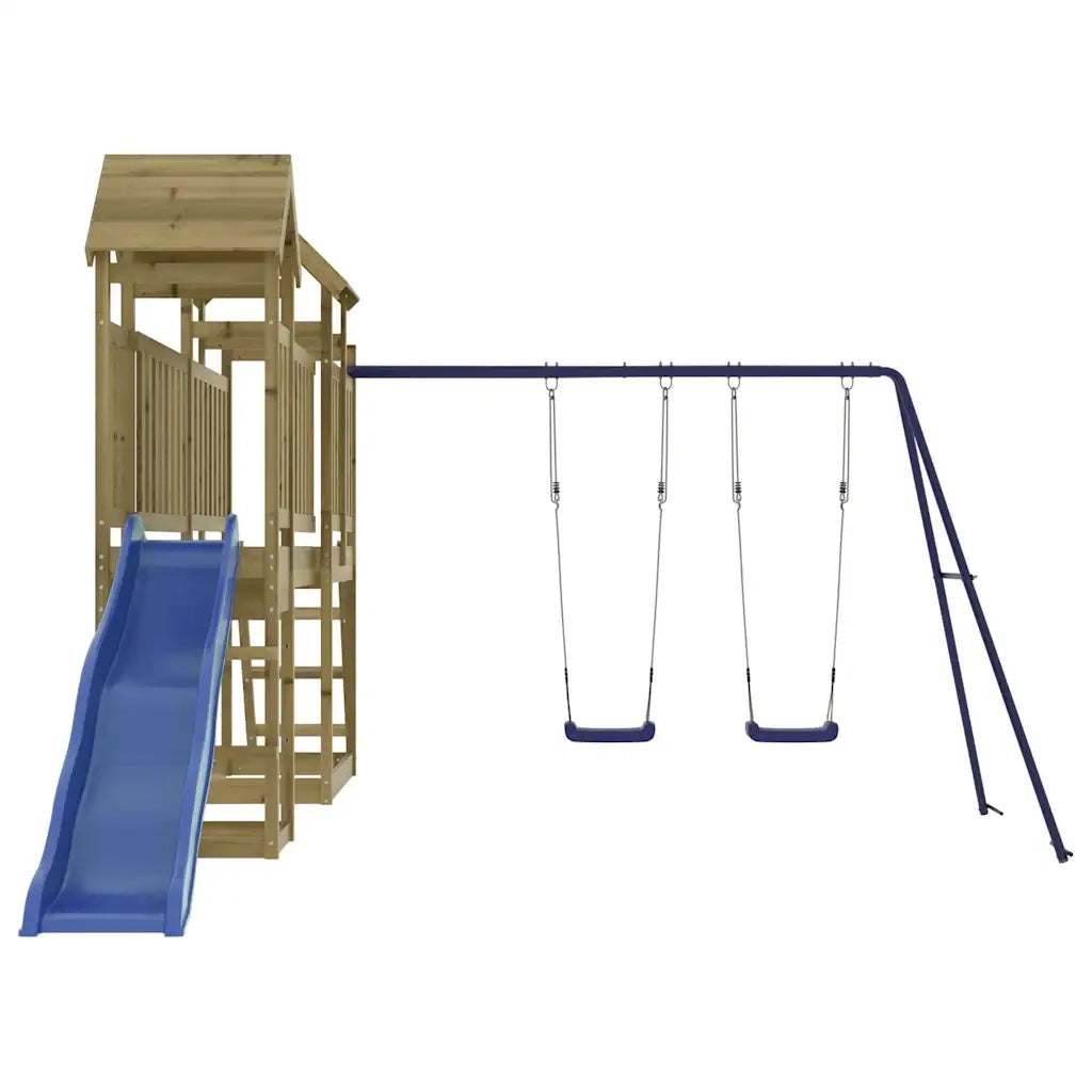 Set da Gioco da Esterno in Legno di Pino Impregnato 3155887