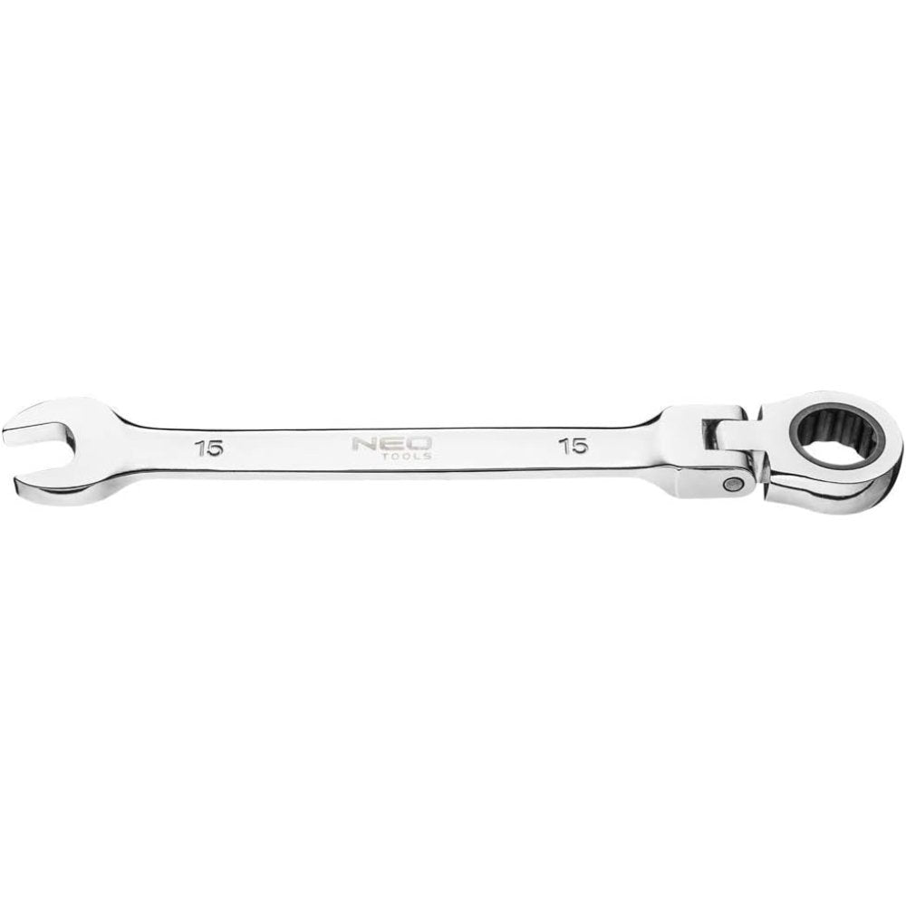 Topex 09-057 chiave comb.snodata ta con cricchetto 72 denti,15 x