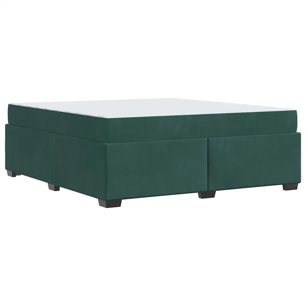 Struttura del letto Verde Scuro 180 x 200 cm Tessuto 3399305
