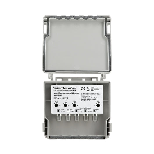 023712 Amplificatore VHF UHF | 4 voci | 20dB