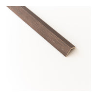 PARASPIGOLO IN MDF NOCE SCURO MM.28X28X3000  PZ 20,0