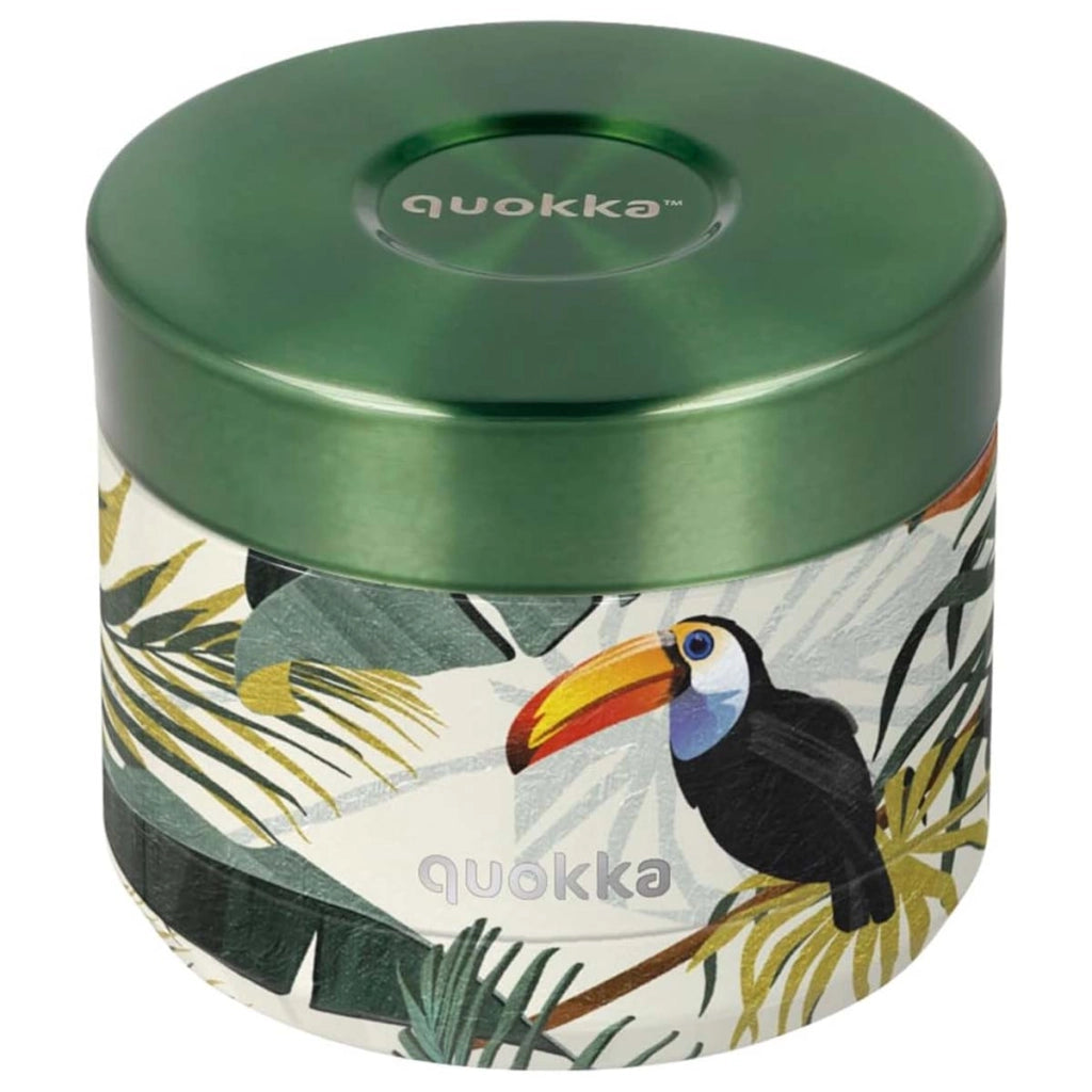 Contenitore Alimentare 360ml Modello Whim con Motivo Tropicale Verde Quokka