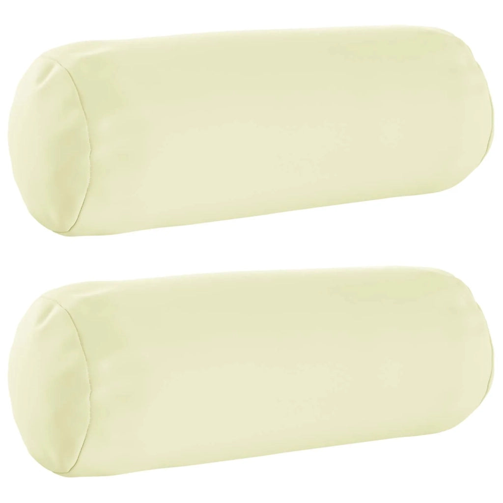 Federa 2 pcs HEERLEN Crema Ø 15 x 40 cm Poliestere 923321