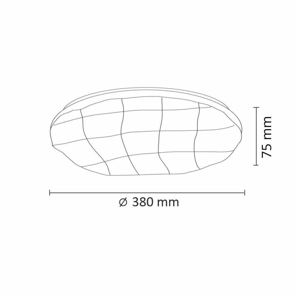 Plafoniera LED Polux Polaris 312709 48W CCT telecomando