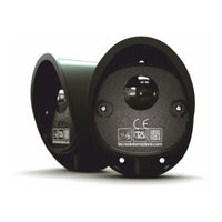 COPPIA DI FOTOCELLULE OVALE DA INCASSO AD INFRAROSSI 12/24V AC/DC 100 M FTCCX5T