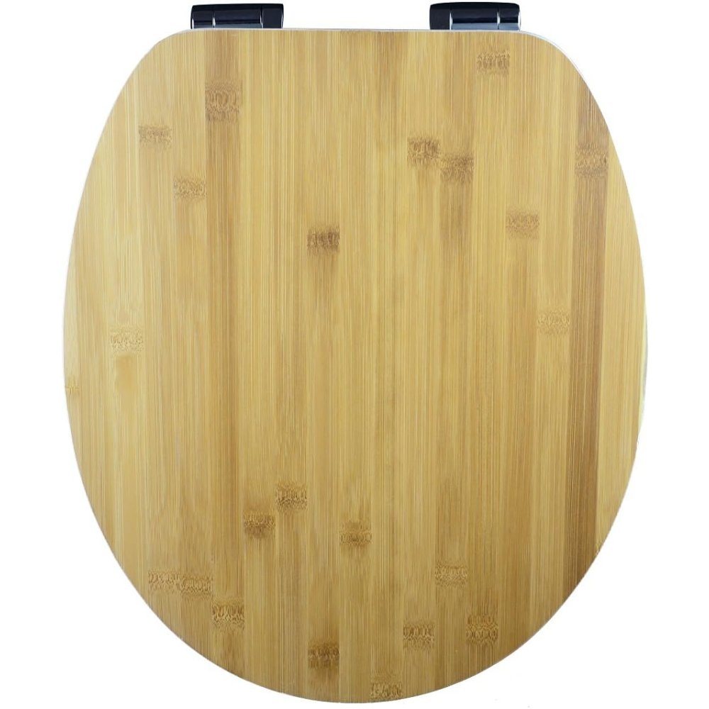 Eisl anima in legno sedile wc con bamb  naturale superficie e ab