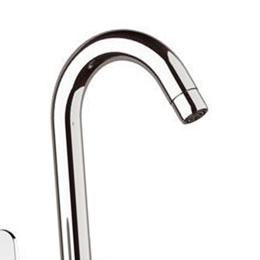 Rubinetto lavello con canna corta a u, risparmio energetico e idrico - serie winner eco