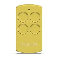 TELECOMANDO TRASMETTITORE GIALLO FADINI DIVO 71 4 CANALI ORIGINALE 433.92