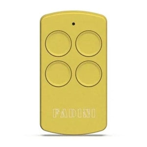 TELECOMANDO TRASMETTITORE GIALLO FADINI DIVO 71 4 CANALI ORIGINALE 433.92