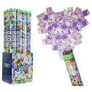 Trade Shop - Set 2 Tubi Sparacoriandoli Soldi Banconote Tubo 30 Cm Festa Laurea Matrimonio -