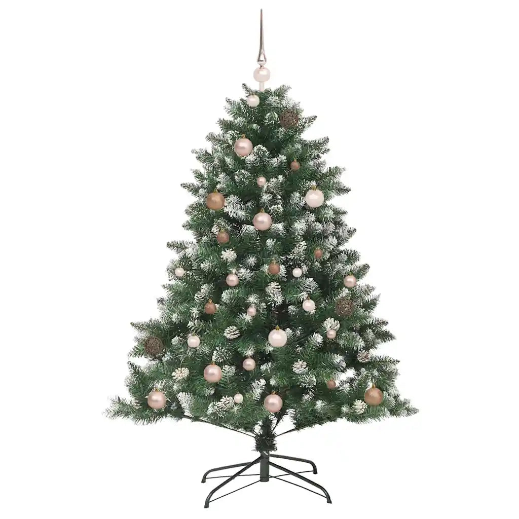 Albero di Natale | Decorazioni natalizie artificiale con 150 LED Verde 150 cm