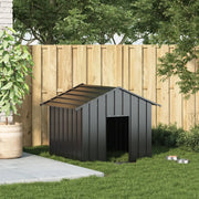 Casetta per Cani con Tetto 131x101x102 cm Acciaio Zincato 4100917