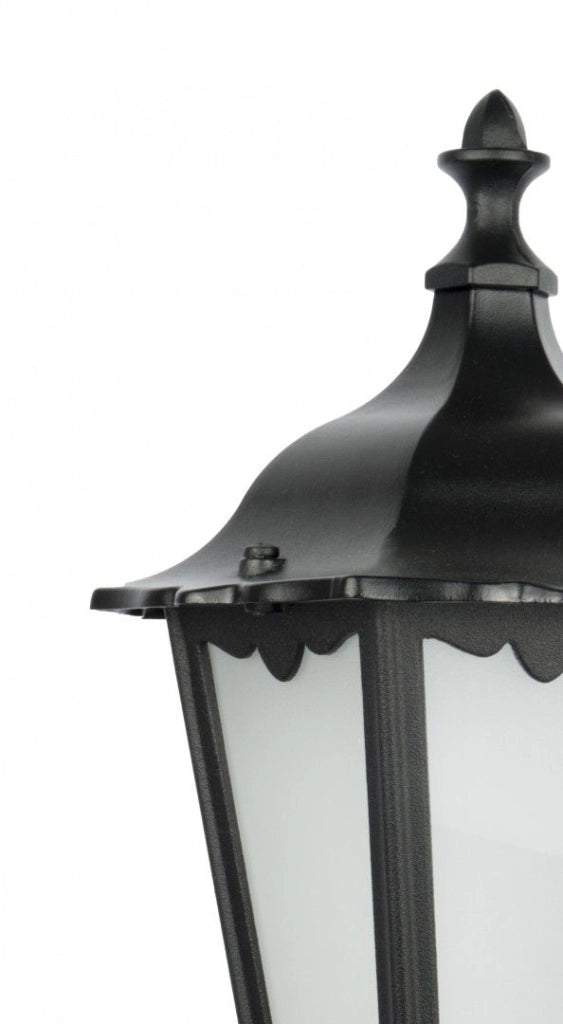 Lampada palo giardino Retro nera alluminio 114cm E27 IP43