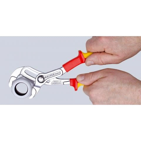 KNIPEX COBRA VDE PINZA REGOLABILE DI NUOVA GENERAZIONE PER TUBI E DADI , ISOLATA