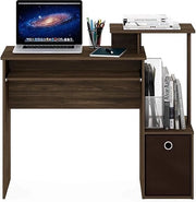 Scrivania per Laptop, Scrivania per Studio, Tavolo per Lavoro, Tavolo da Cucina, Tavolo per Gioco, Tavolo in Legno, Dimensioni: 40 x 100 x 86,5 cm