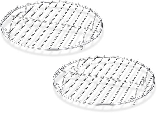 Set di griglia di raffreddamento in acciaio inossidabile - 2 pezzi - 19,4 cm