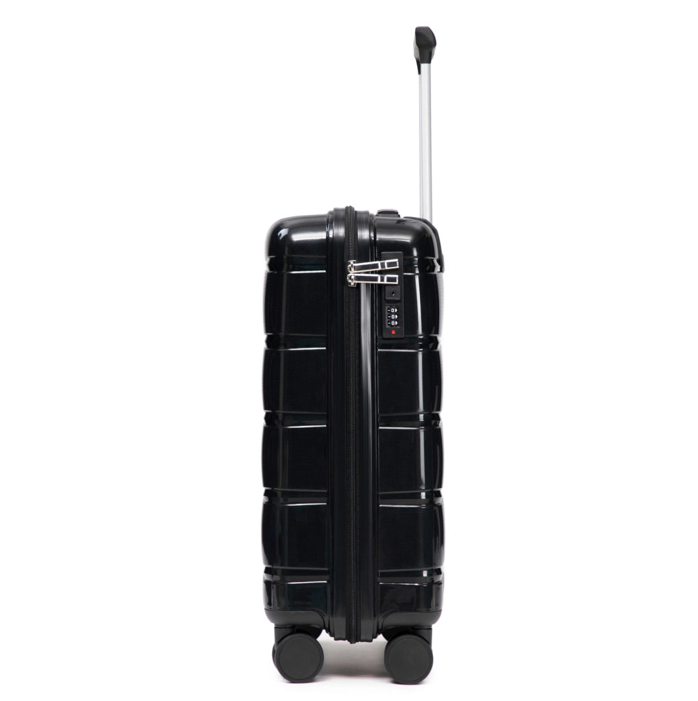 TROLLEY da Cabina 50,8 cm in PP Nero con Lucchetto a Combinazione
