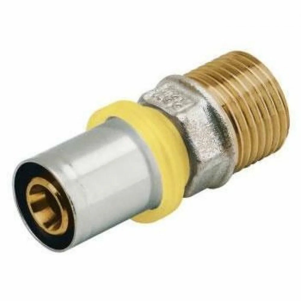 Dritto maschio a pressare gas 20 x2-1/2  b08wz1hm79