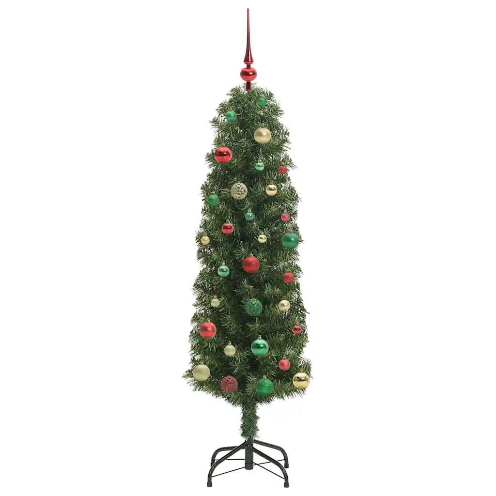Albero di Natale Artificiale-Albero Natalizio con 150 LED Verde 150 cm 673228