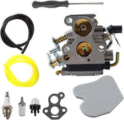 Carburatore compatibile con regolatore di inclinazione e filtro dell'aria per Husqvarna 235, 235E, 236, 236E, 240, 240E C1T-W33 4 catena sega. Sostituisce 574719402 e 545072601.