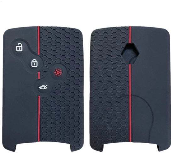 Sistema di protezione per chiave - Antifurto - Cuscino in silicone - Disegno a forma di api - Adatto per Renault - Leggero - Materiale lavabile - Protezione per chiave dell'auto