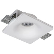 INCASSO GESSO GU10 12X12XH4.5CM DA SOFFITTO