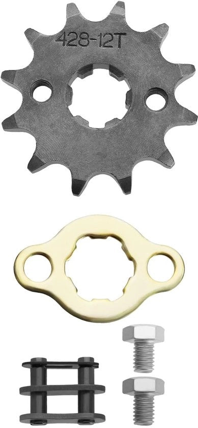 Accessori per motocicletta - 428 12T 17mm Kettingblad - Duraturo - Adatto per 50cc 70cc 90cc 110cc 125cc - Accessori per scooter
