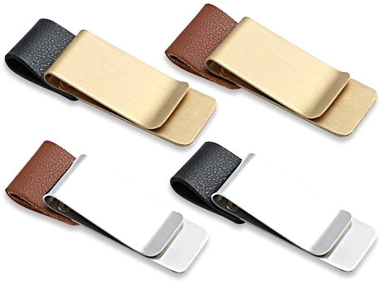 4 pacchi di penne tenuta, penne tenuta in PU pelle, penne tenuta per retro notizie, penne tenuta per notizie, penna tenuta per calendario, penna tenuta per planner