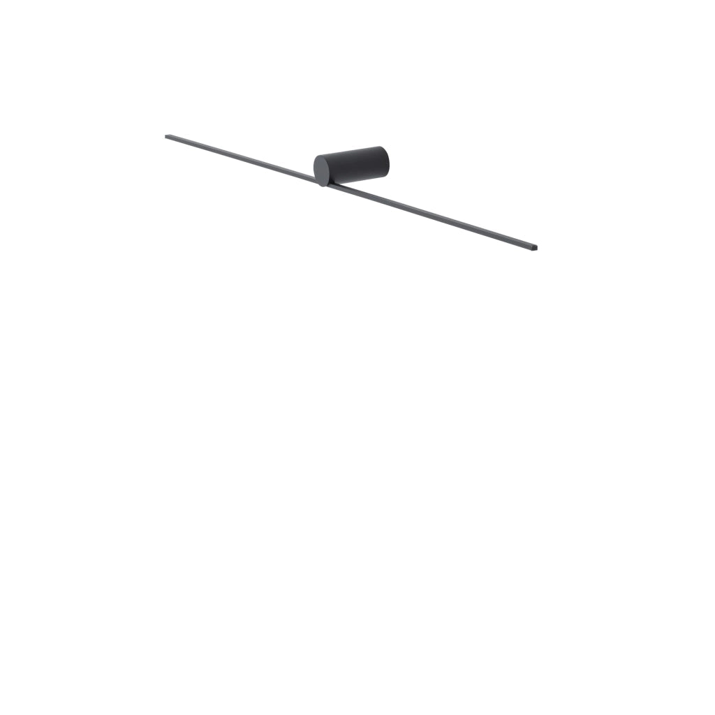 Applique LED specchio 99cm nera 14W Nowodvorski SPIN M