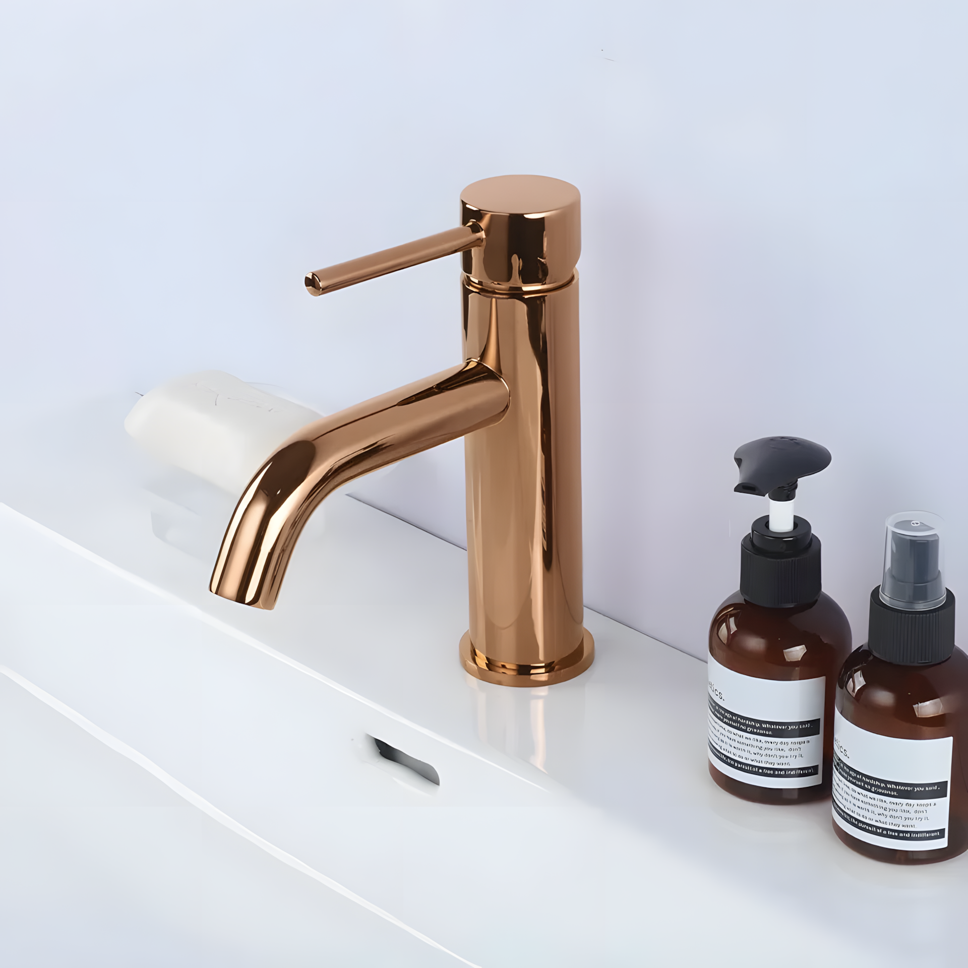 Rubinetto Da Lavabo Rea Lungo Copper Low