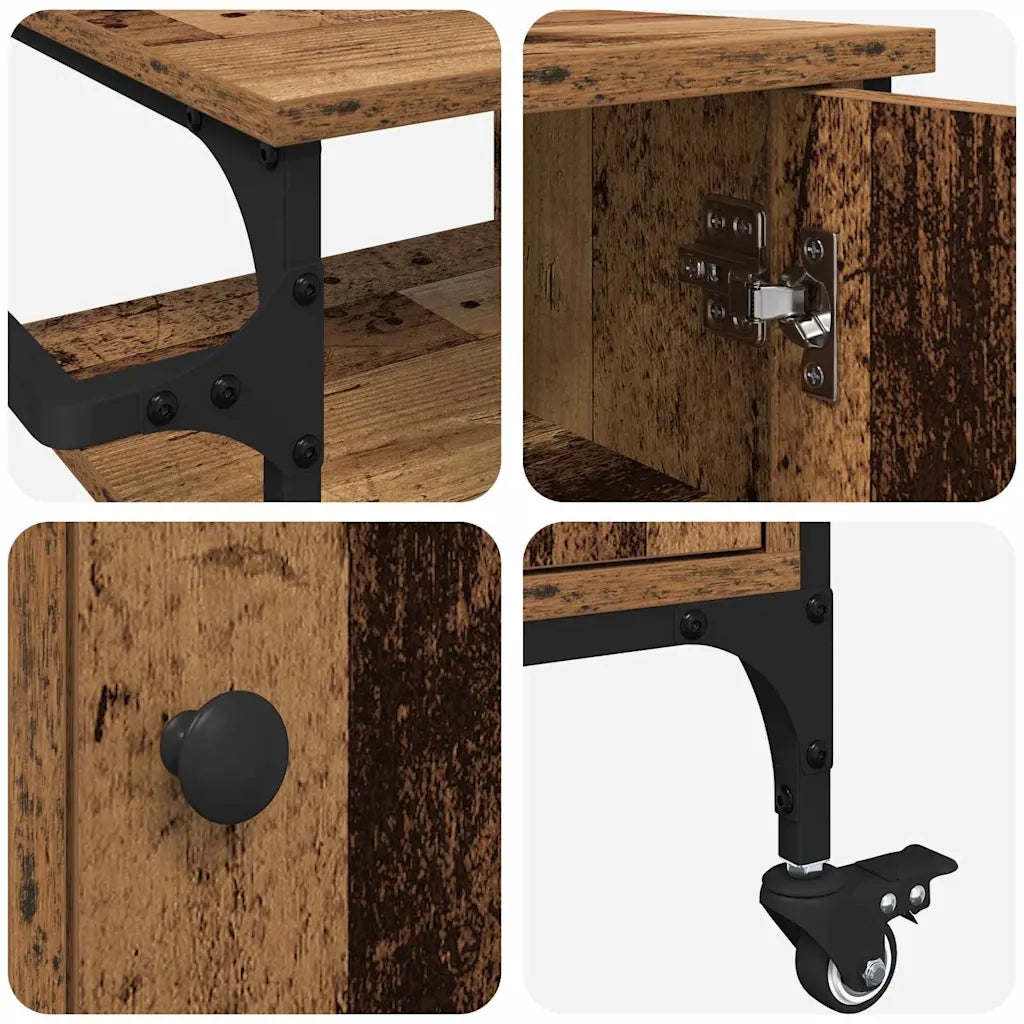 Carrello da Cucina Legno vecchio 87,5 x 39 x 84,5 cm CFW1101136