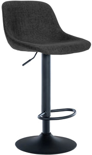 Sgabello Loft nero,Tessuto
