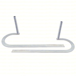 COPPIA BRACCI CURVI PER 2 MOTORI PORTA BASCULANTE GARAGE BASIC 09 ROCKET