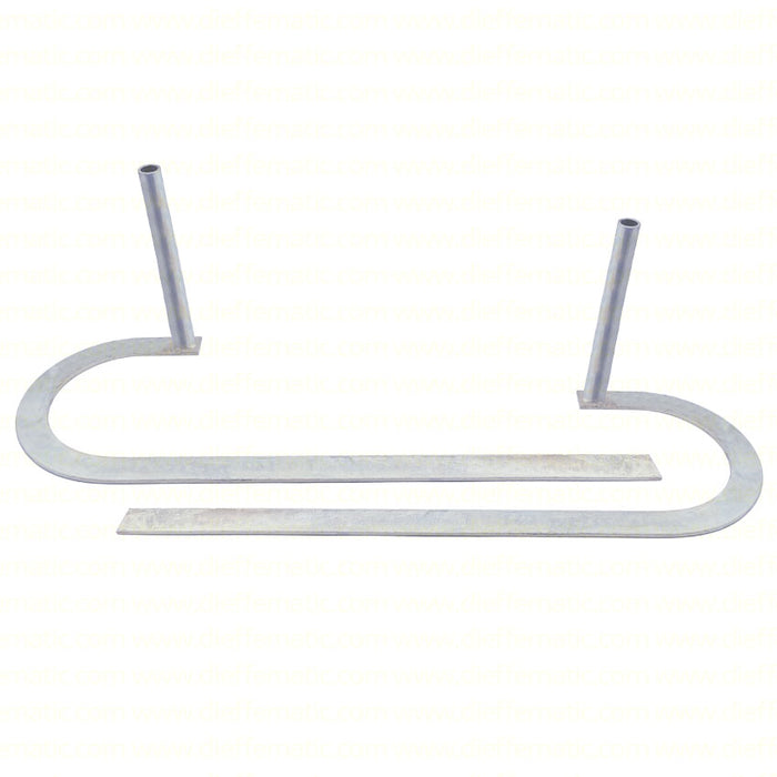 COPPIA BRACCI CURVI PER 2 MOTORI PORTA BASCULANTE GARAGE BASIC 09 ROCKET