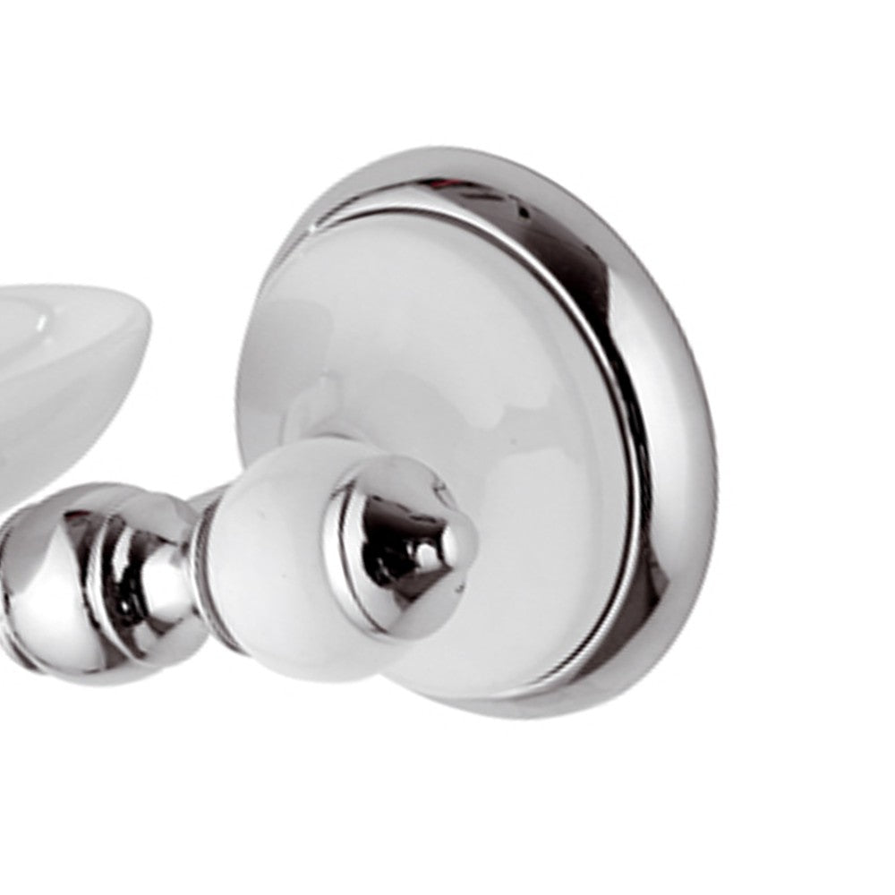 Portasapone in ceramica bianca - serie epoca