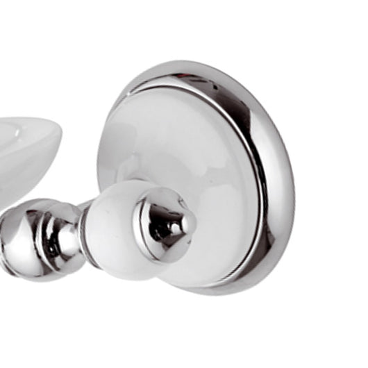 Portasapone in ceramica bianca - serie epoca