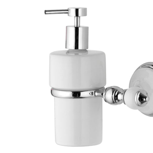 Dispenser in ceramica bianco - serie epoca